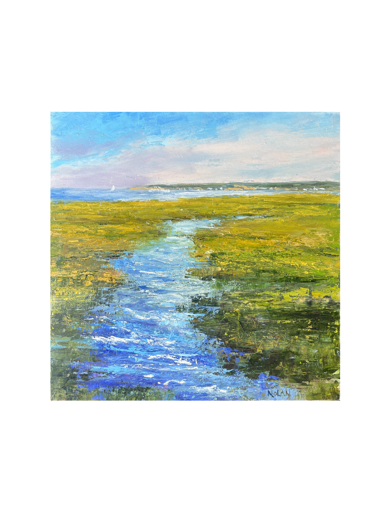 Marsh At High Tide Oil Painting