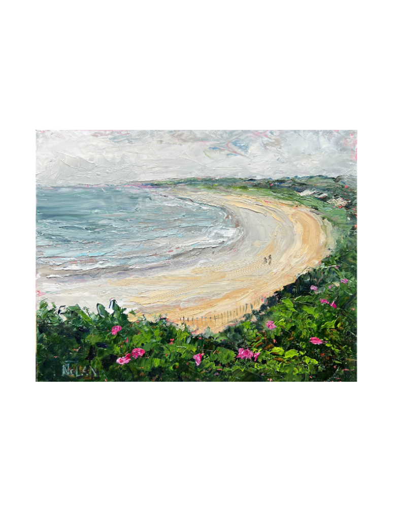 Corporation Beach Overlook Oil Painting