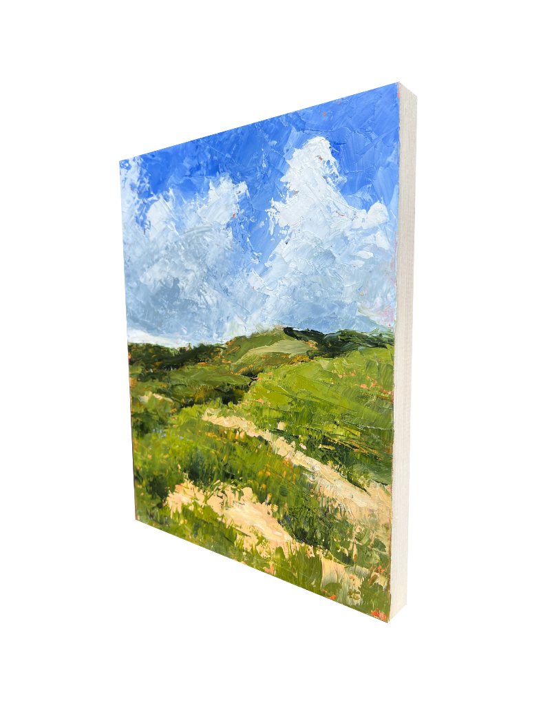 Path Through Dunes Oil Painting