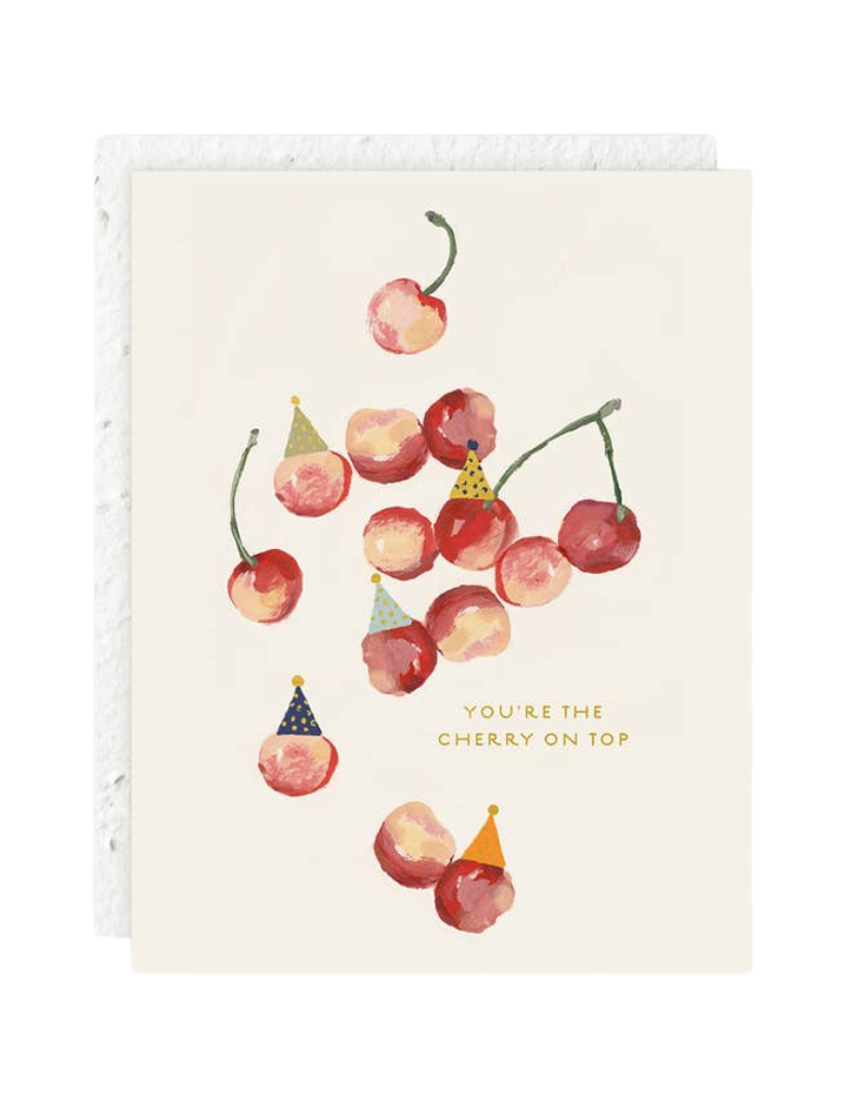 Cherry On Top Card | Plantable Envelope